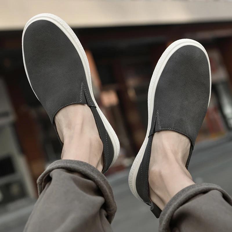 Модные весенние мужские повседневные мокасины, модные деловые туфли на мягкой подошве, прогулочные туфли, люксовый бренд, платье без застежек, спортивная обувь для отдыха на открытом воздухе, нескользящая