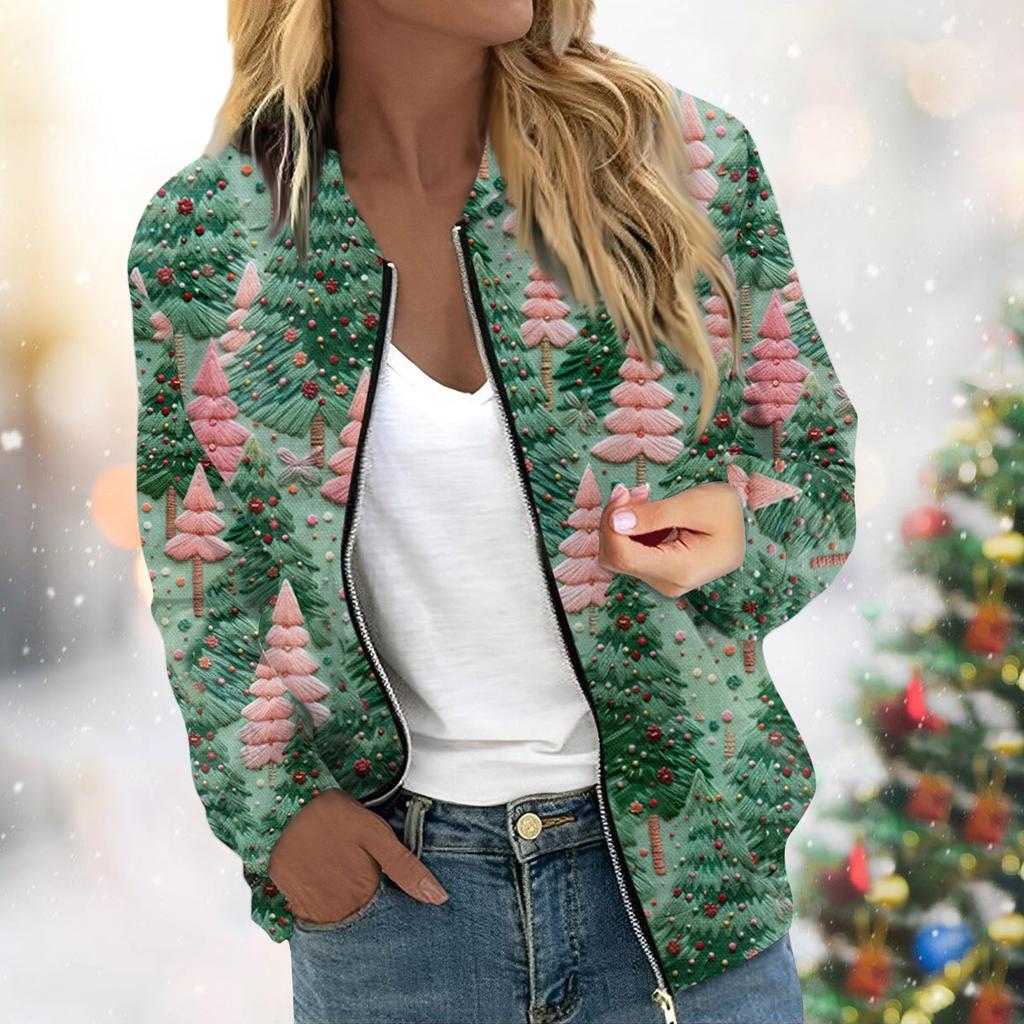 Женская куртка с длинным рукавом, легкая, на молнии, укороченная, с цветочным принтом, верхняя одежда, повседневная, стеганая куртка с карманами