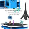 EasyThreed 3D Printer Mini Desktop Printing Machine for Kids 100x100x100mm Print Size Removable