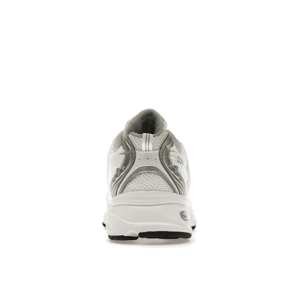 New Balance 530 Бело-серебристые мужские кроссовки Munsell-White Silver-Metallic MR530EMA