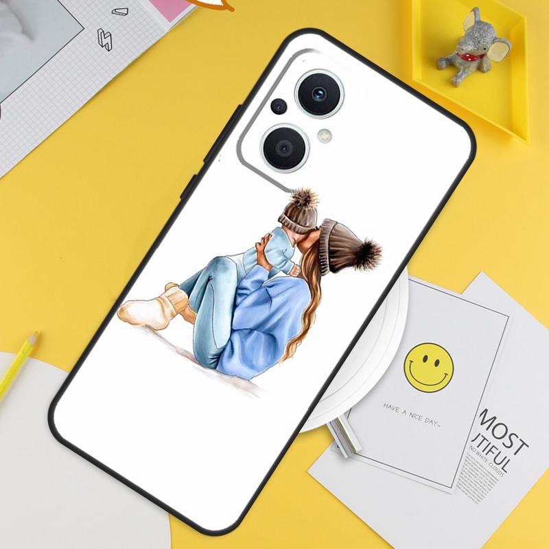 Чехол для телефона OPPO Reno 12F 14F 13F 11F 10 11 12 13 14 Pro 7 8 Lite 8T OPPO Find X6 X5 X8 X9 Pro. Подходит для мам, дочерей, сыновей и пап.