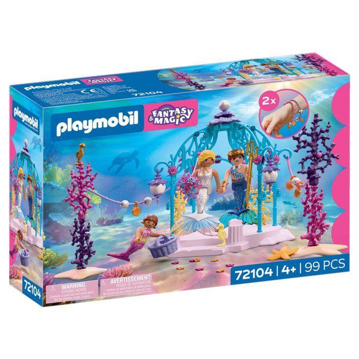 PLAYMOBIL 72104 Mariage des sirenes, Princesses Fantasy & Magic, 99 pieces, Des 4 ans