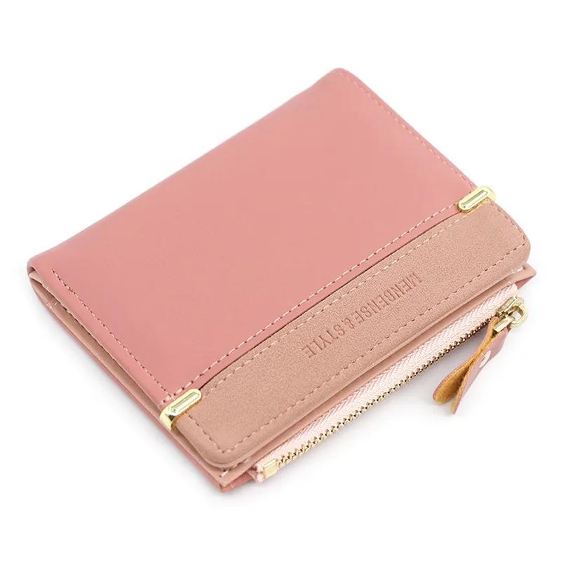 Women's Wallet Short Women Ultrathin Coin Purse Fashion Wallets for Woman Card Holder Small Ladies Hasp Mini Clutch for Girl