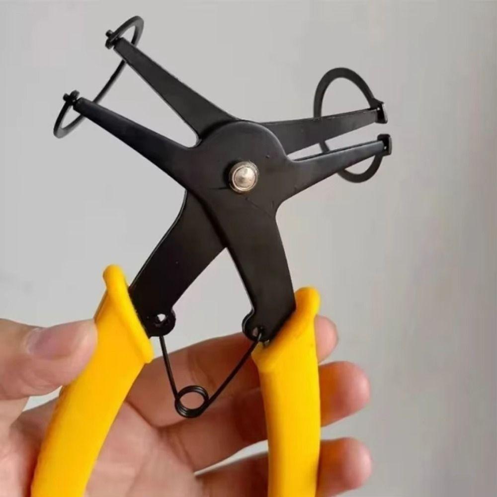 Multifunctional Circlip Pliers 2 in 1 Spring-loaded Pliers Internal and External Circlip