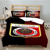 Genkelbigli Club Sports 3PCS Bedding set,Ideal for 1pc Duvet Cover And 2pcs Pillowcases Perfect for Fan gift,Ideal for Bedroom, Dormitory