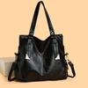 Soft Leather Feminine Tote Bag New Portable Shoulder Bag Large Capacity Casual Shoulder Messenger Bag
