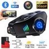 Q28 Мотоциклетный шлем Bluetooth-гарнитура 1080P HD Беспроводная камера Сверхширокоугольный объектив IP66 Водонепроницаемый WiFi Видеорегистратор