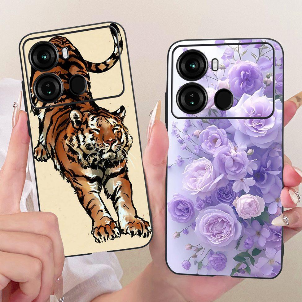 Чехол для ITEL P40 Чехол P662L Силиконовый Милый Кот Модный Забавный Расписной Funda Для P40 ITEL P 40 Корпус Телефона