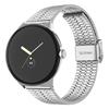 Для Google Pixel Watch 3 41 мм/Watch 2/Pixel Watch Luster Steel Сменный ремешок для умных часов с пряжкой - Серебристый
