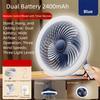 Adjustable Ceiling Fan with LED Lamp Remote Control Portable Air Cooler LED Lantern Fan  Table Top