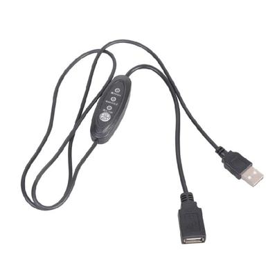 USB Питание 3-ступенчатое Управление Скоростью Удлинительный Кабель Для Компьютерных Вентиляторов Воздуходувок 1 Метр Пластиковый Корпус