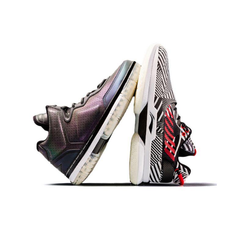 Li Ning Wade Way Remix 2/6 Set Leather Comfortable Daily High-Top Basketball Shoes Men Sneaker ABAN079-16