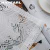 1 шт. NAPEARL 10-20% затемнение французский стиль простой романтический кружевной основы вязаный чистый белый газовый занавес для гостиной спальни балкона домашний декор