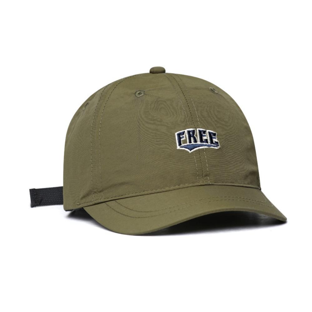 Quick-Drying Men Peaked Cap Japanese Casual Visor Hat Simple Short Brim Baseball Cap Women