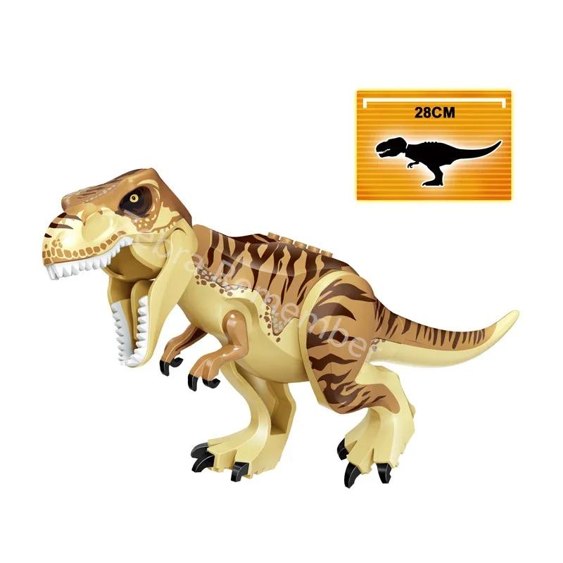 Мир Юрского периода 2 фигурки динозавров Tyrannosaurus Rex Indominus Rex I-Rex Indoraptor строительные блоки детские игрушки совместимы