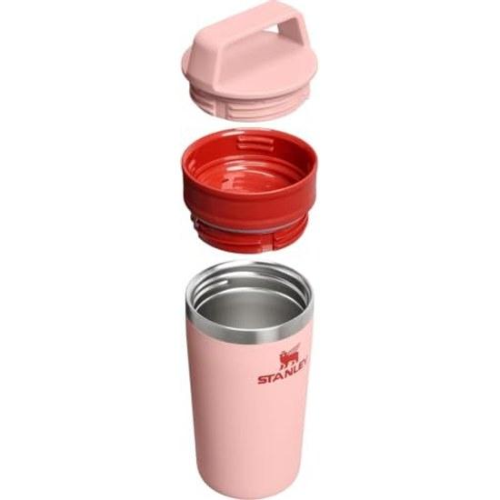 Stanley 1913 Cafe Go Travel Vacuum Insulated Mug Peach Rose 12oz 0.35L