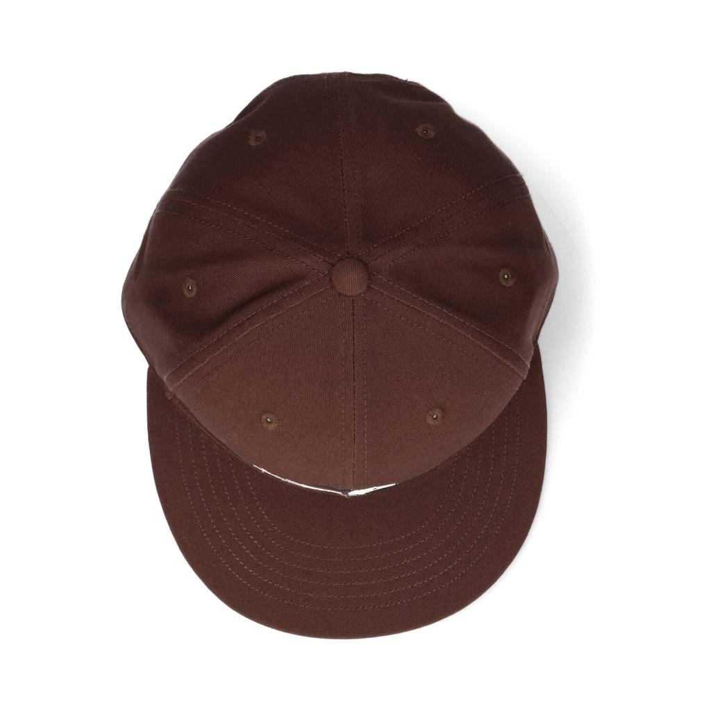 X PEANUTS Collaboration Flat Visor Baseball Cap Snoopy Hat [Manhattan Portage] (061 Brown)