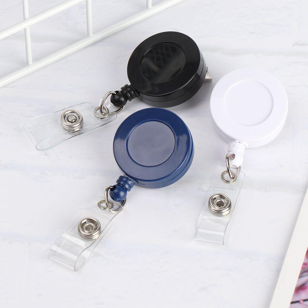 1pc High Quality Retractable Anti-Lost Clip Key Ring Lanyards Badge Holder Nurse ID Name Card