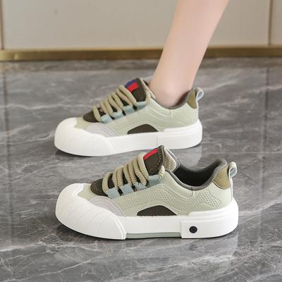 CRLAYDK 2024 летние женские низкие модные кроссовки для ходьбы, тенниса, платформы, повседневные, со шнуровкой, для скейтборда, спорта, ходьбы