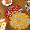 30см*30см Настольная салфетка Подставки Украшение Изоляционная подкладка Нескользящая Подставка для еды Сельский стиль Украшения для дома