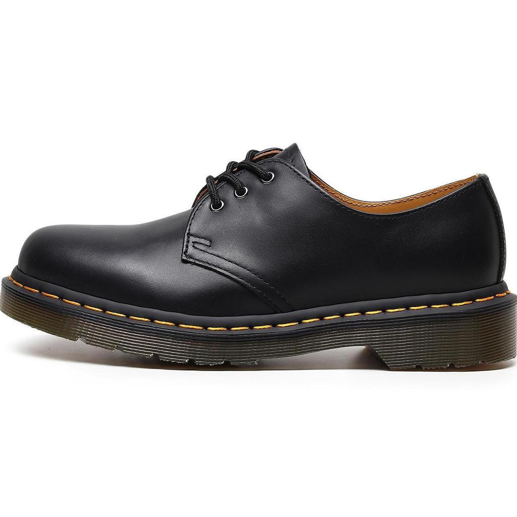 1461 Nappa Men’s Low-Top Leather Shoes, British Style, Large Size, Round Toe, Casual Unisex Workwear, Short Boots