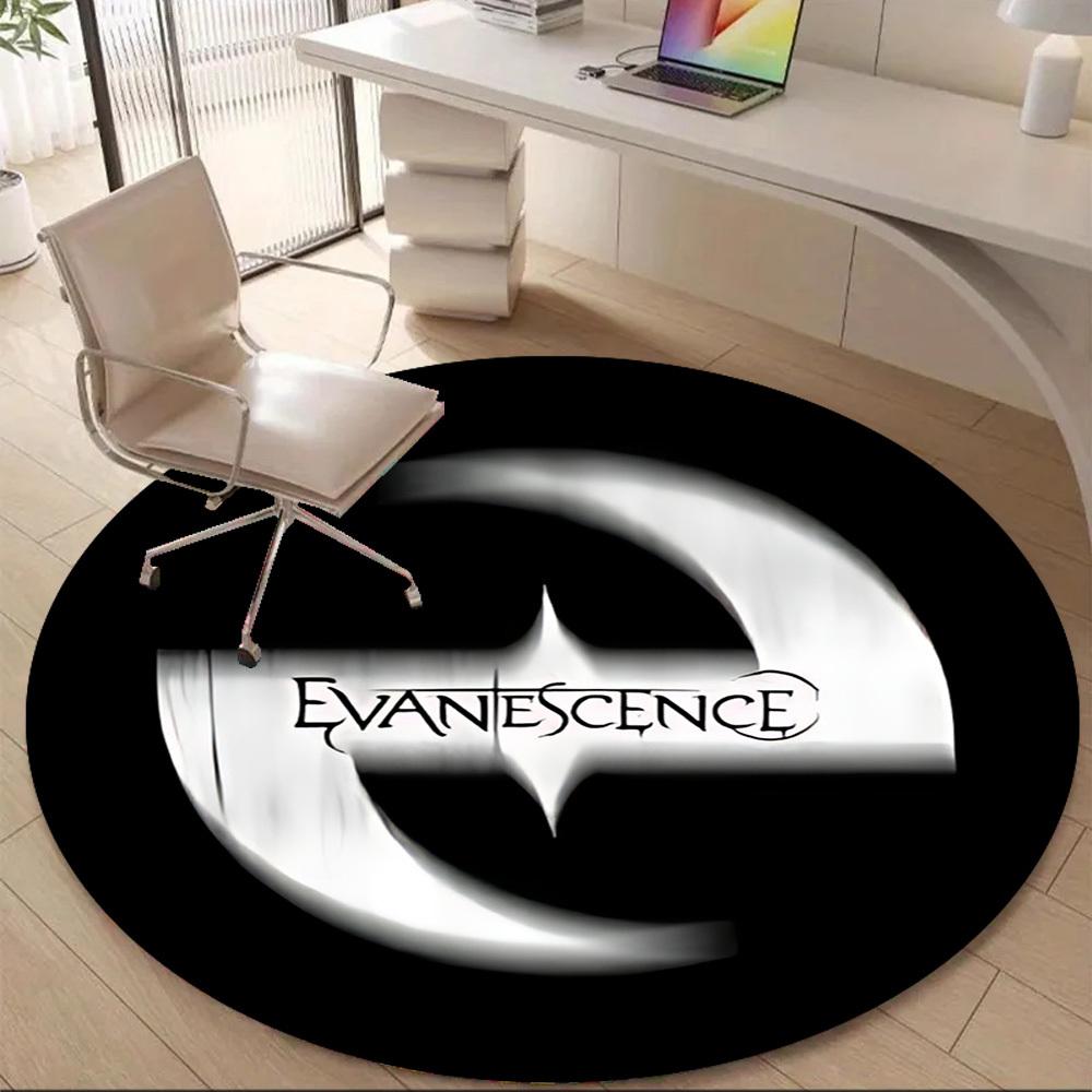 1PC Evanescence Office Round Area Rug, Indoor Mat Suitable For Office, Under Office Chairs Bedroom Living Room Home Decor, Room Deco110
