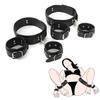 Секс Веселье Женские Наручники Открытые Ноги Бедро Лодыжка Наручники Секс-Игрушка Набор SM Раб Косплей Секс-Игрушка Взрослая Пара Эротическая Секс-Игра Наручники