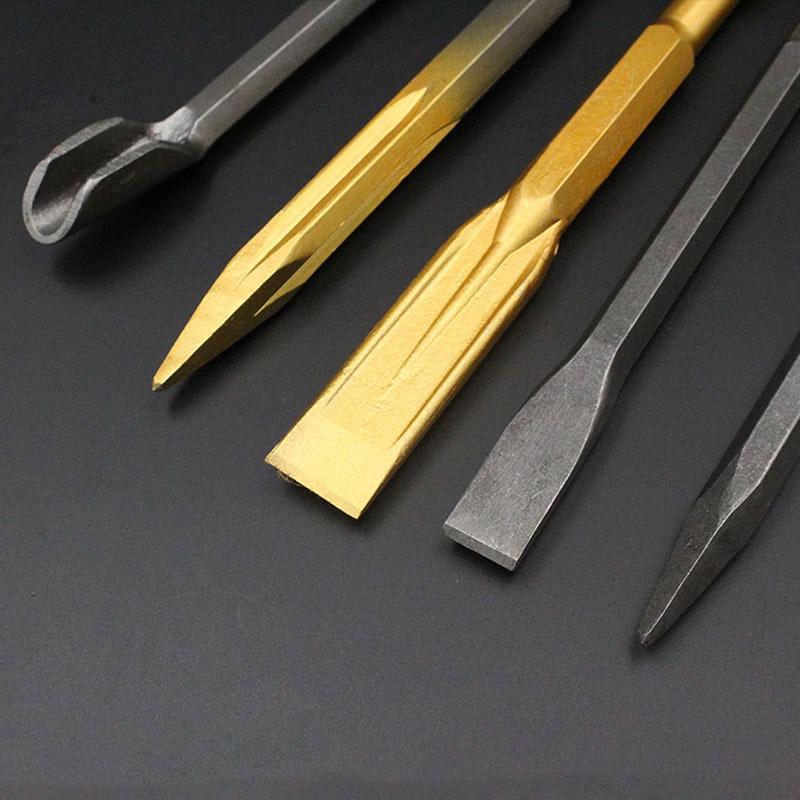Набор передовых зубил для перфоратора из хромовой стали для плитки, зубило-пика для превосходной долговечности