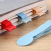 3Pcs Silicone Bookmark Automatically Follows Page Flipping Student Bookmarks Office Stationery Cute Book Clip School Supplies