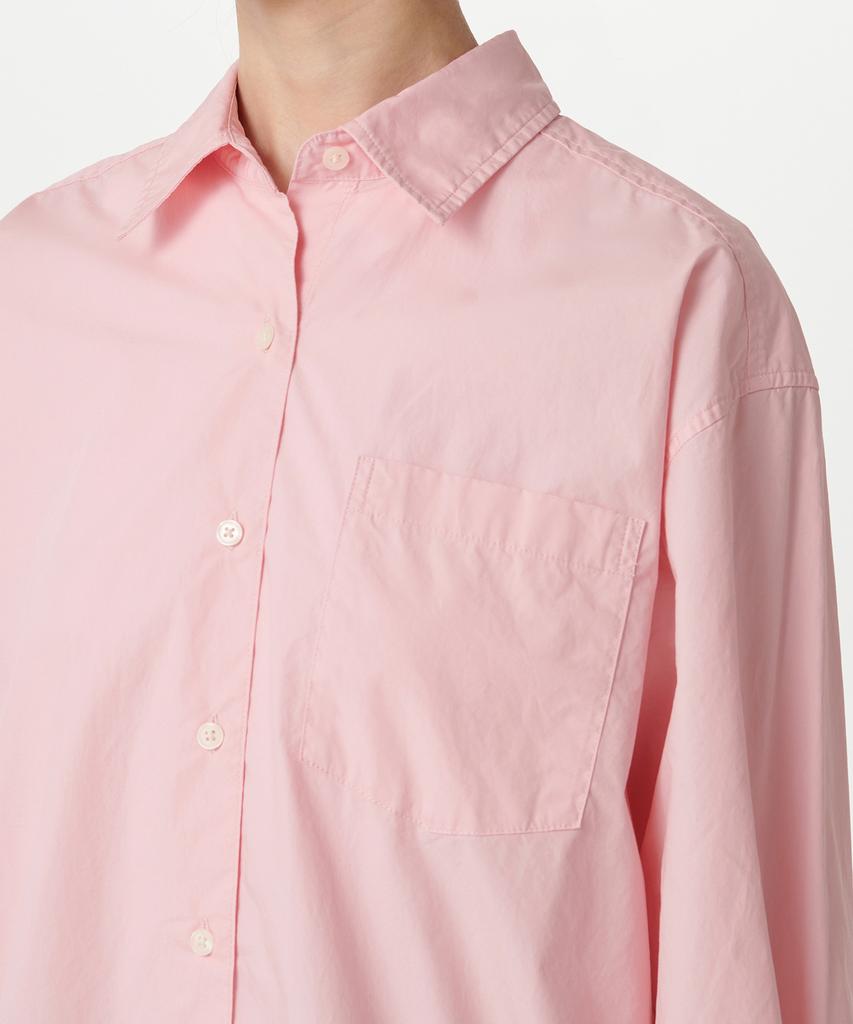 MUSINSA STANDARD WOMAN Women'S Oversized Washed Poplin Shirt [Pink]