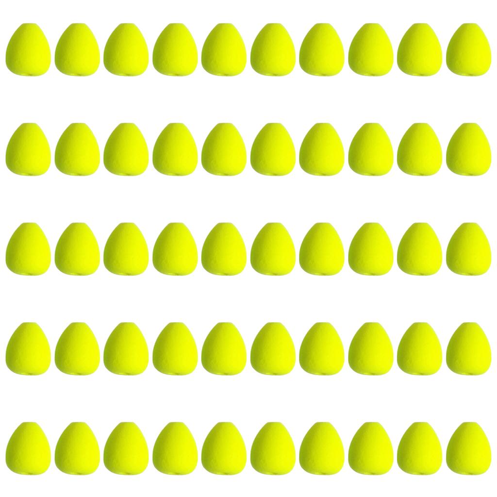 10 шт./50 шт. Пенопластовые поплавки Овальные Индикаторы поклевки для нахлыста Поплавки для оснасток для помпано Яркого цвета Поплавки для оснасток для рыбалки на форель