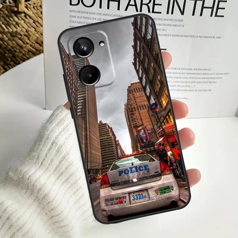 Чехол Police Car Для Realme 15 Pro 10 11 12 13 14 Pro Plus C67 C65 C63 C61 C55 C53 C51 C35 C71 C75 GT7