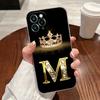 Буквы M L E T K J I U Прозрачный чехол для Apple iPhone 18 17 16 15 14 13 12 11 Pro Max 16 Plus 16E 17Air 17Pro Чехол для телефона Funda
