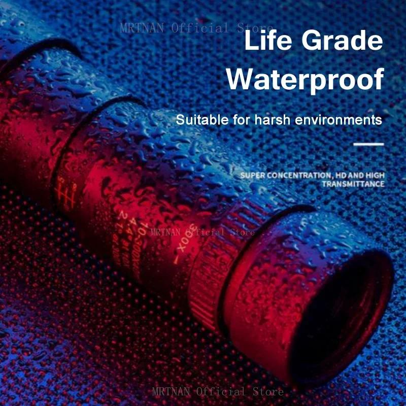 Монокулярный телескоп 10-300x40 Высокомощный HD-зум Мини-телескоп С креплением для телефона Супер-телефотографический зум-телескоп Охота Туризм
