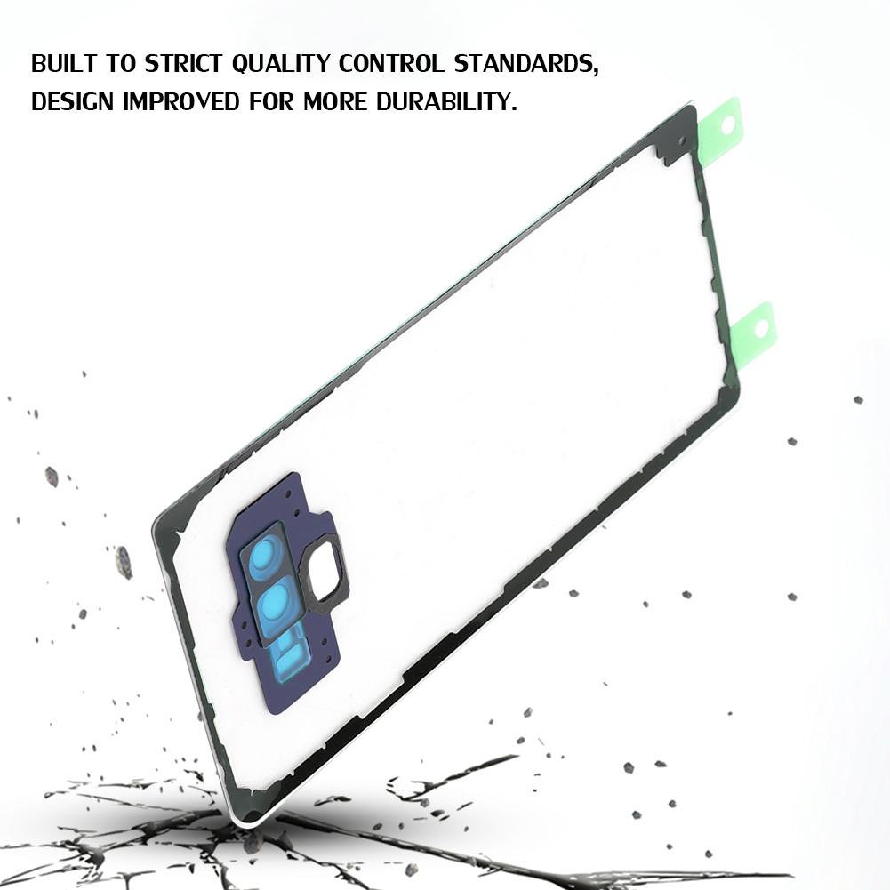 For Note9 N960 Transparent Battery Back Cover Replacement with Tools (Blue)
