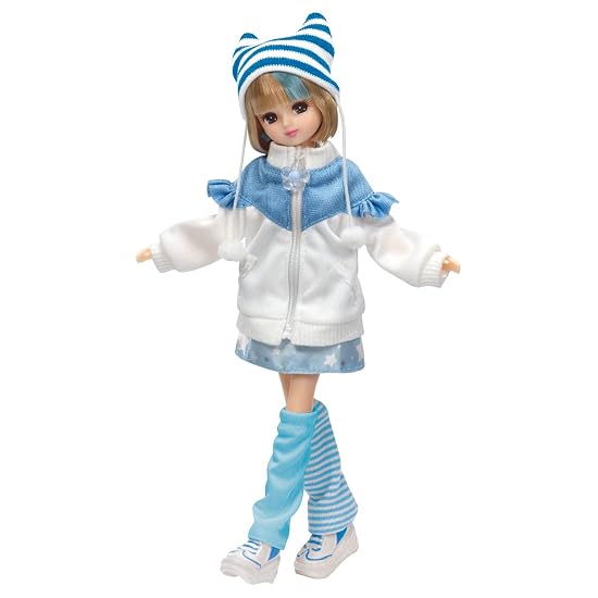 Takara Tomy Licca-chan Doll LD-17 Harajuku Subculture Girl Dress-up Pretend Play Toy Ages 3 and up