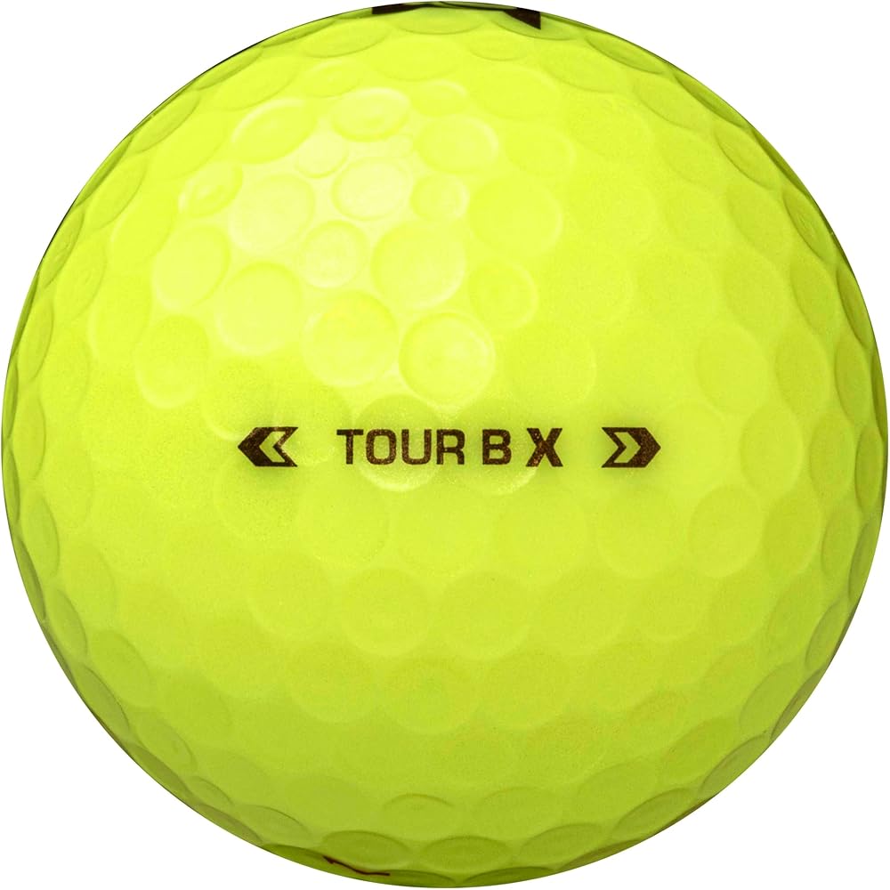 Мячи для гольфа Bridgestone TOUR B X Модель 2024 года Желтые Упаковка 12 штук