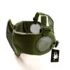 SHENKEL Anti-Fog Mesh Half Face Mask with Ear Protection, Olive Drab Khaki (mask-016od)