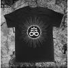 Summer Leviathan Cross T-Shirt Punk DIY Mysterious Gothic Satan Balance Stand Baphomet Pentagram Satan, Short Sleeve T-Shirt