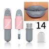 CmaaDu Face Lipstick, Red Lip Gloss Two -in -one Matte Cup Is Easy To Color