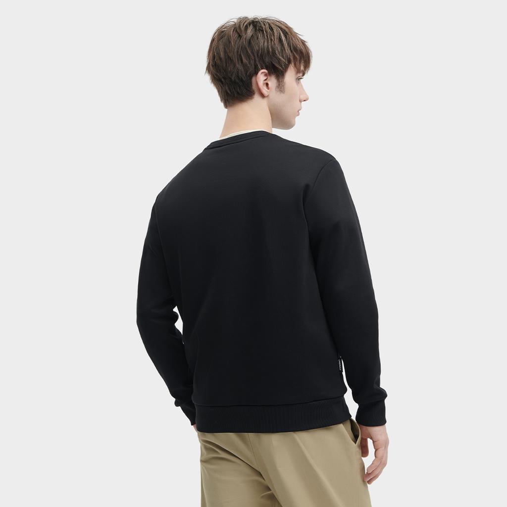 New FILA Sweatshirt Men's Jet Black F11M349213F-BK