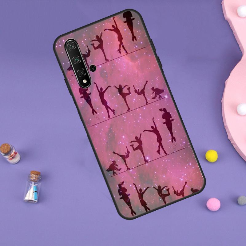 Чехол для Huawei Nova 10 9 SE 3i 7i 8i 11i 12i Y60 Y61 Y70 Y72 Y73 Y90 Y91 P20 P30 P40 Lite с изображением Фигурного катания Танцевальный спорт