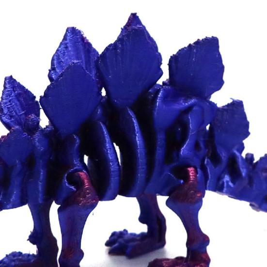 3D-печатная статуэтка динозавра, украшение стегозавра с гибкими суставами, фигурка динозавра, реквизит для фотографий, украшение рабочего стола