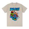 Футболка Drain Band Merchandise из хлопка, идентичная той, что на сайте, винтажная футболка с коротким рукавом.