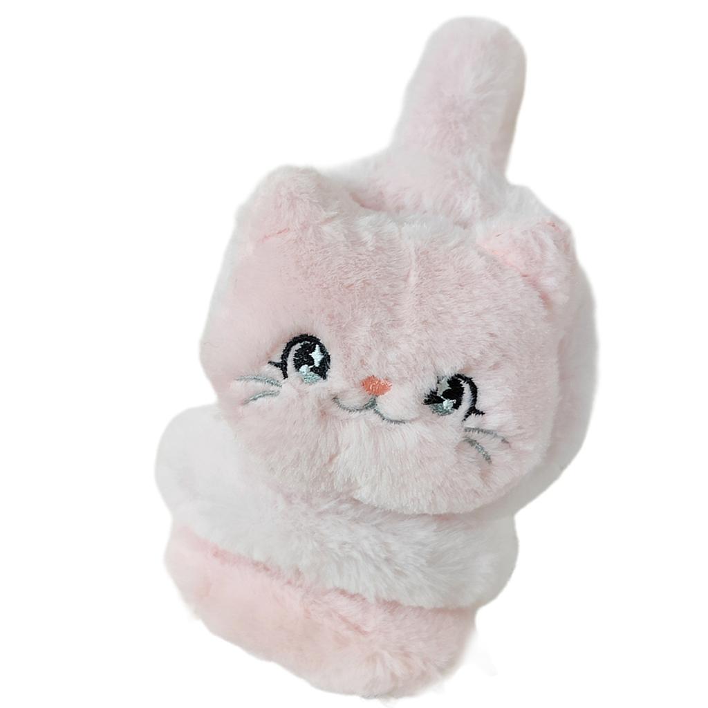 Плюшевые наушники для девочек и детей, меховая повязка на голову для согревания ушей на зиму, рождественские, новогодние, подарки на день рождения