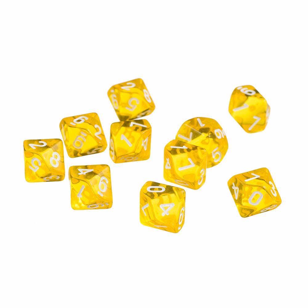 10Pcs Family Party Entertainment Playing Games Board Games Game Toys Dice Game Dice D10 Dices