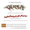 Многоцветная Бугенвиллия Искусственный Цветок Лоза Подвесное Украшение Зеленые Листья Имитация Цветочной Лозы DIY Фото Реквизит