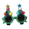 Очки для рождественской елки Художественные очки для клоуна Костюм для косплея на рождественскую вечеринку Аксессуары для очков Реквизит