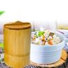 Многоразовая бамбуковая кастрюля для приготовления пищи с крышкой, контейнер для приготовления риса на пару, бамбуковая пароварка, ведро для риса, коммерческая