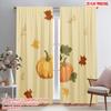 2pcs,2D Plane Printing Curtain Fabric Halloween Pumpkin (15) Versatile Fabric (without Rod) Holiday Perfect for Kitchen Living
